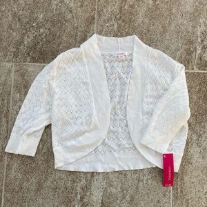 NWT Cropped cardigan sweater
